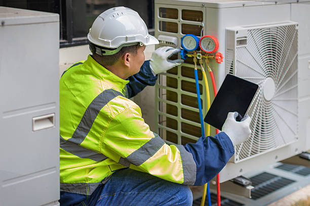 Professional Hvac Maintenance technician working in Thrall, TX
